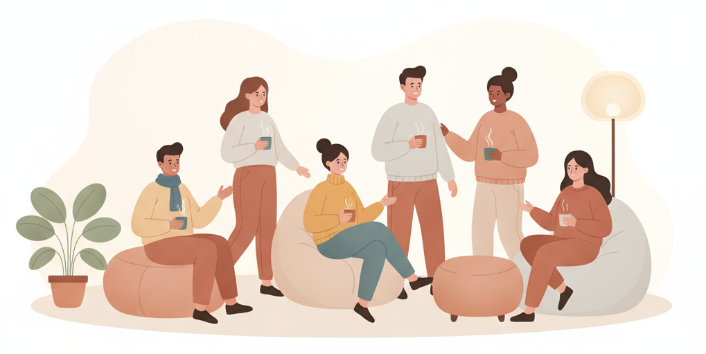 Community of people connecting through Witty